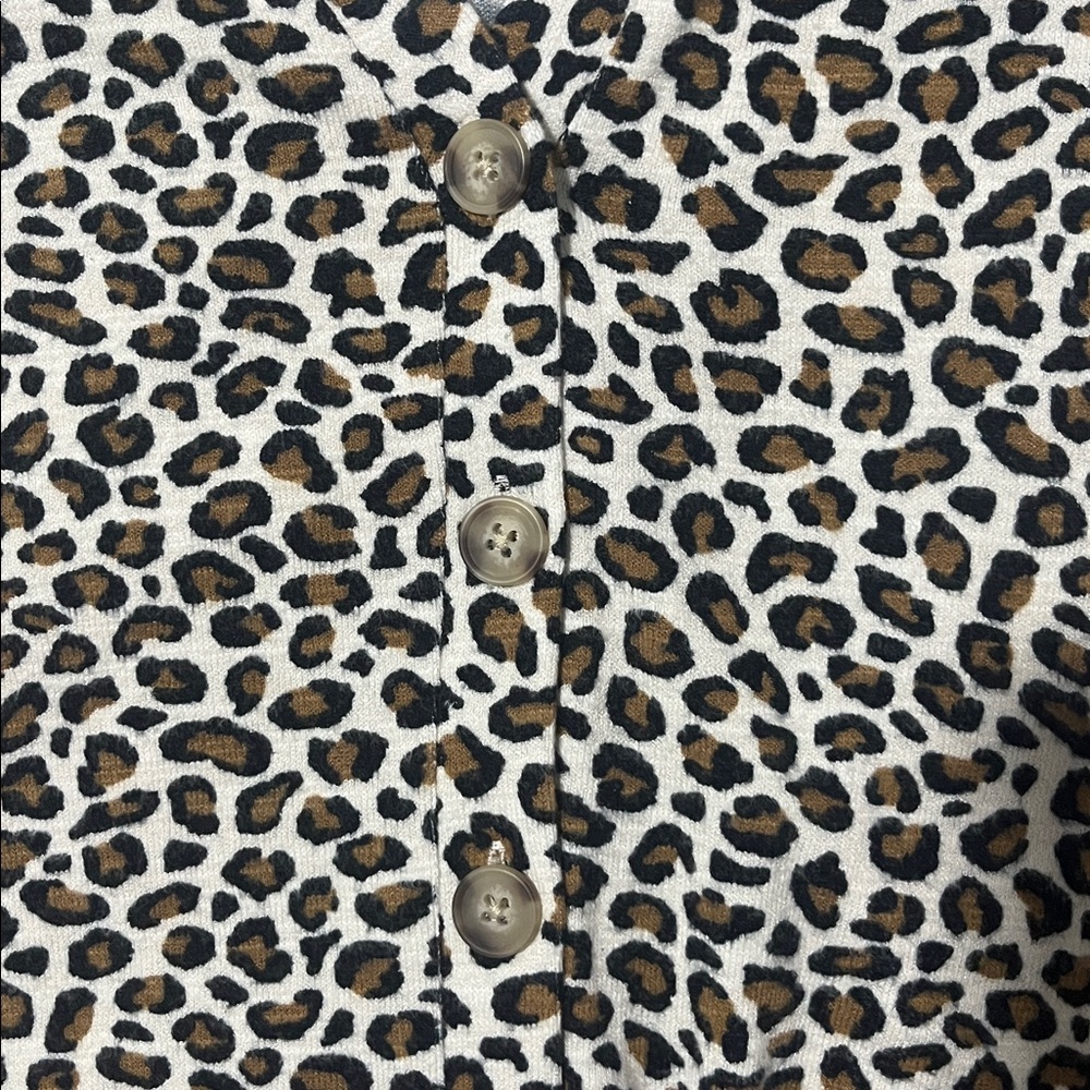 Cheetah Print Old Navy Cardigan - Picture 3 of 9